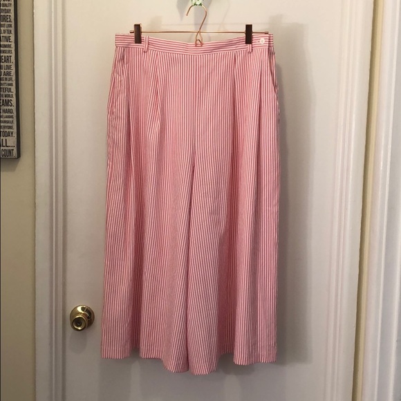 Joan Walters Vintage Seersucker Crops - Picture 1 of 10